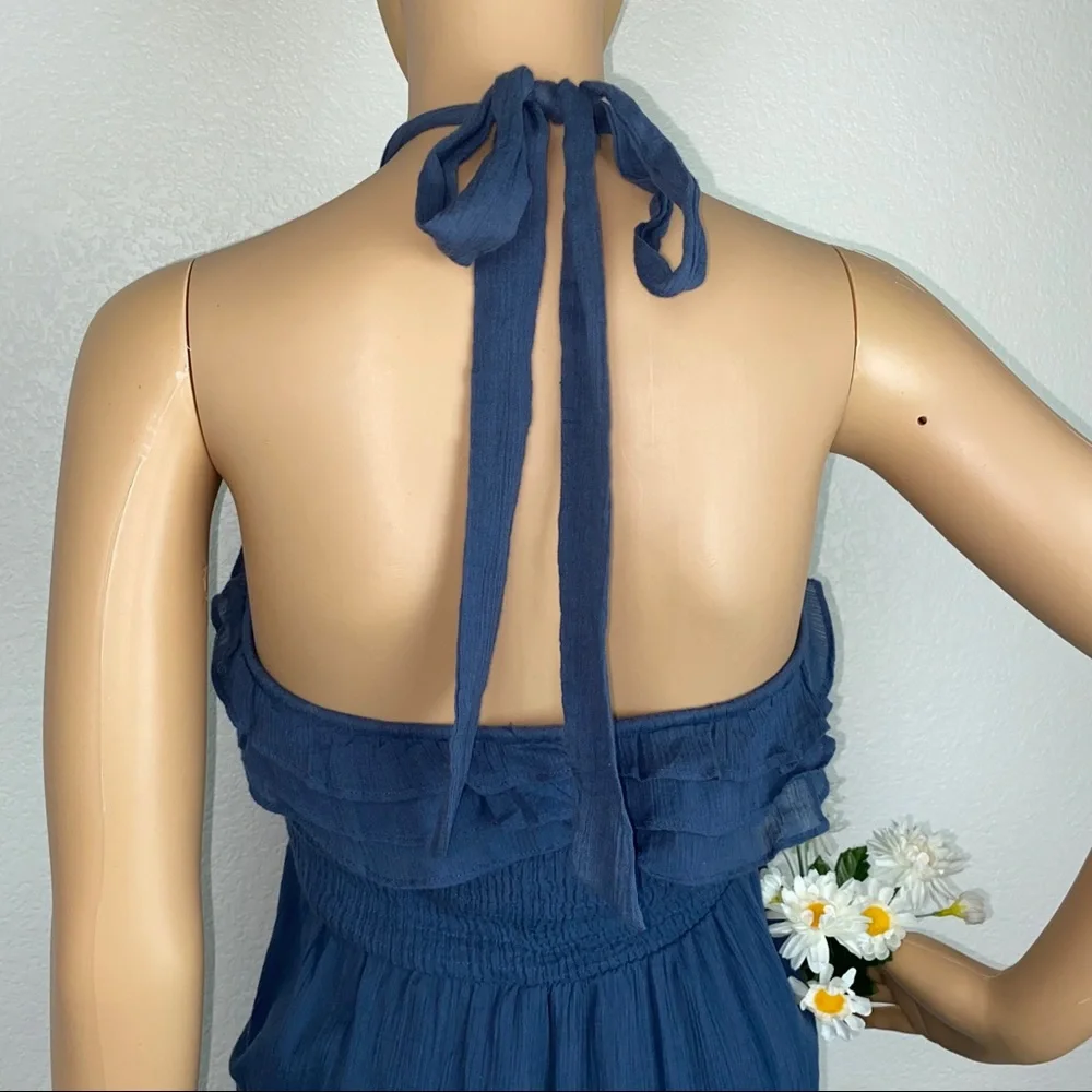 Anthro Maeve Gauzy Cotton Ruffle Sundress Dress - Picture 6 of 8